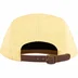 Supreme Washed Chino Twill Camp Cap - Light Yellow (front)