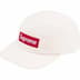 Supreme Washed Chino Twill Camp Cap - Natural (front)