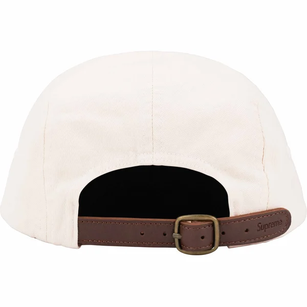 Supreme Washed Chino Twill Camp Cap - Natural (front)