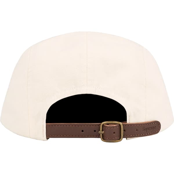 Supreme Washed Chino Twill Camp Cap - Natural (front)