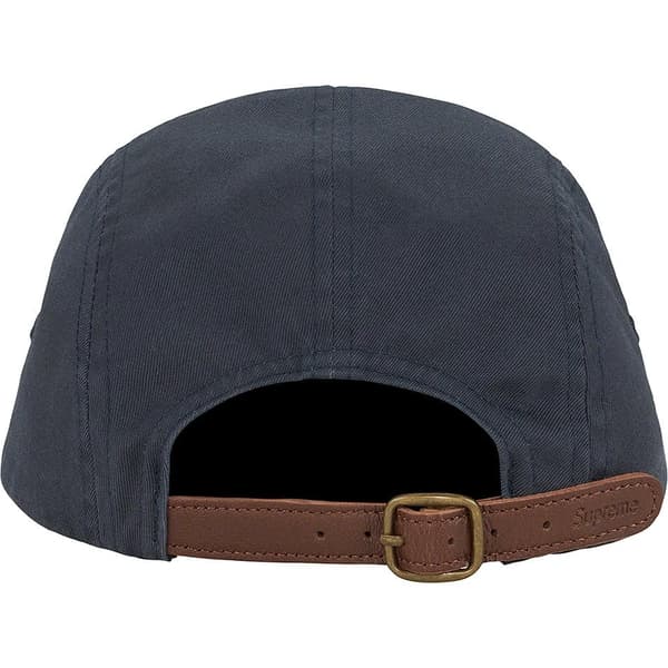 Supreme Washed Chino Twill Camp Cap - Navy (front)