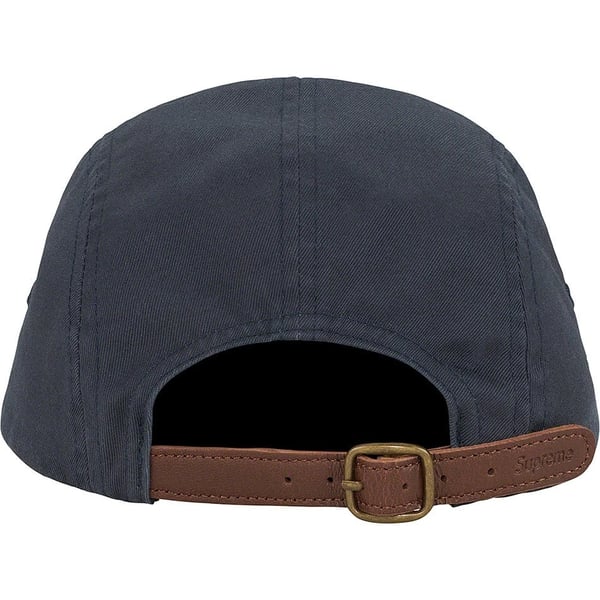 Supreme Washed Chino Twill Camp Cap - Navy (front)