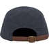 Supreme Washed Chino Twill Camp Cap - Navy (front)