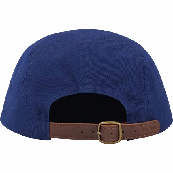 Supreme Washed Chino Twill Camp Cap - Navy (front)