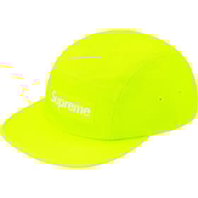Supreme Washed Chino Twill Camp Cap Neon Yellow