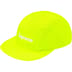 Supreme Washed Chino Twill Camp Cap - Neon Yellow (front)