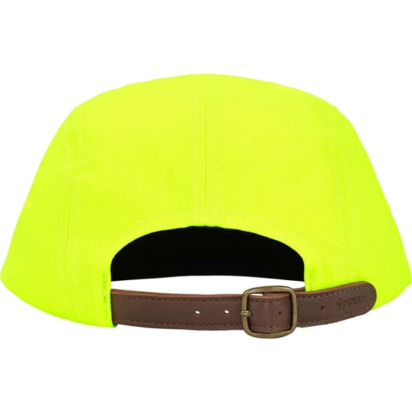 Supreme Washed Chino Twill Camp Cap - Neon Yellow (front)