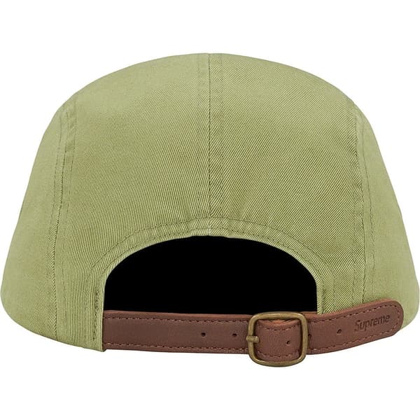 Supreme Washed Chino Twill Camp Cap - Olive (front)
