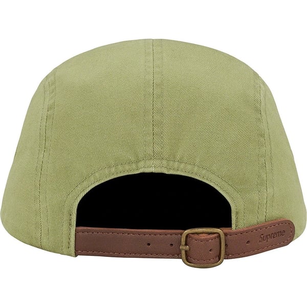 Supreme Washed Chino Twill Camp Cap - Olive (front)