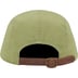 Supreme Washed Chino Twill Camp Cap - Olive (front)