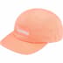 Supreme Washed Chino Twill Camp Cap - Peach (front)