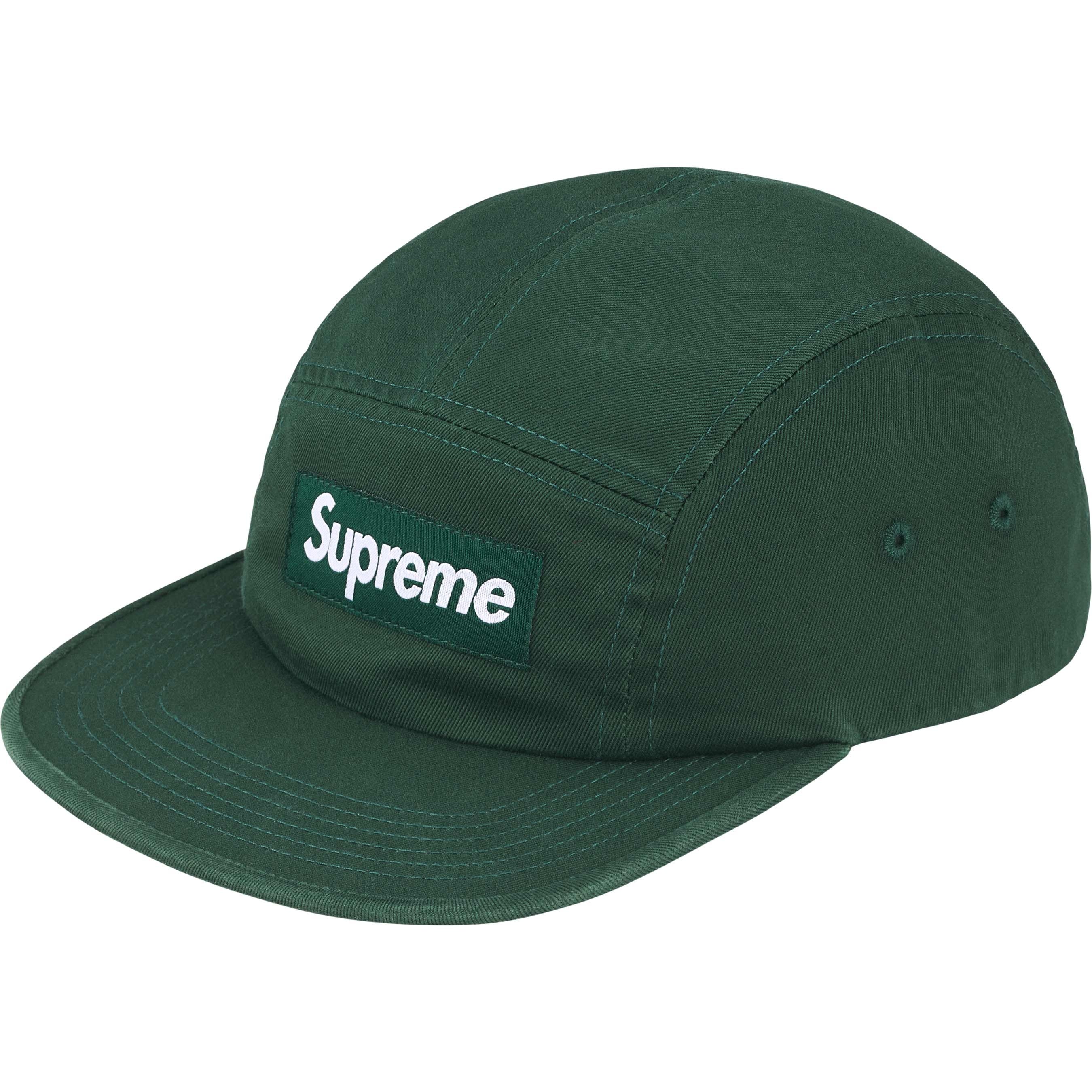 Supreme Washed Chino Twill Camp Cap colorway 11