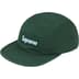 Supreme Washed Chino Twill Camp Cap - Pine (front)