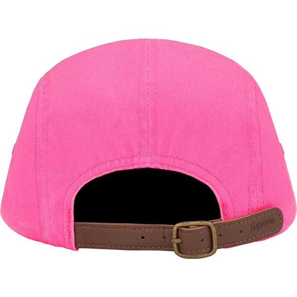 Supreme Washed Chino Twill Camp Cap - Pink (front)
