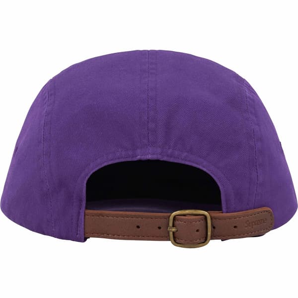 Supreme Washed Chino Twill Camp Cap - Purple (front)