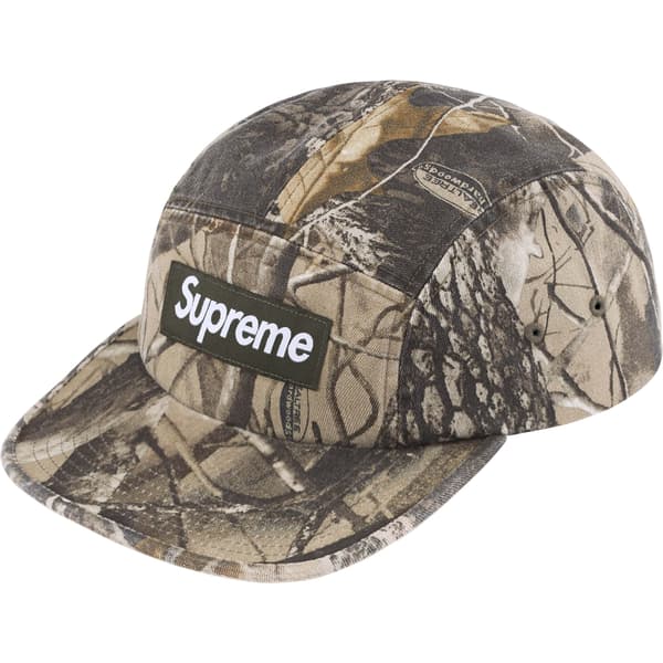 Supreme Washed Chino Twill Camp Cap - Realtree® Hardwoods Camo (front)