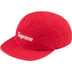 Supreme Washed Chino Twill Camp Cap - Red (front)