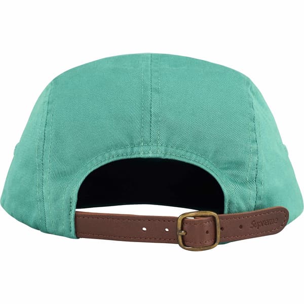 Supreme Washed Chino Twill Camp Cap - Sage (front)