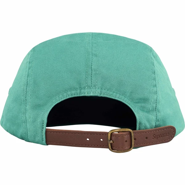 Supreme Washed Chino Twill Camp Cap - Sage (front)