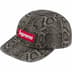 Supreme Washed Chino Twill Camp Cap - Snake (front)