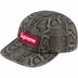 Supreme Washed Chino Twill Camp Cap - Snake (front)