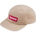 Supreme Washed Chino Twill Camp Cap - Tan (front)