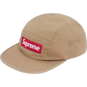 Supreme Washed Chino Twill Camp Cap Tan