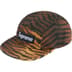 Supreme Washed Chino Twill Camp Cap - Tiger (front)