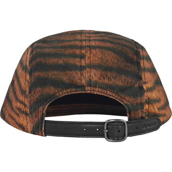 Supreme Washed Chino Twill Camp Cap - Tiger (front)