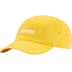 Supreme Washed Chino Twill Camp Cap - Yellow (front)