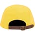 Supreme Washed Chino Twill Camp Cap - Yellow (front)