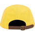 Supreme Washed Chino Twill Camp Cap - Yellow (front)