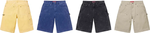 Supreme Washed Corduroy Double Knee Painter Short - Product Image
