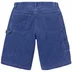 Supreme Washed Corduroy Double Knee Painter Short - Blue (front)