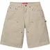 Supreme Washed Corduroy Double Knee Painter Short - Tan (front)