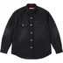 Supreme Washed Corduroy Shirt - Black (front)