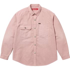 Supreme Washed Corduroy Shirt Dusty Pink