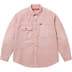 Supreme Washed Corduroy Shirt - Dusty Pink (front)