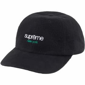 Supreme Washed Flannel 6-Panel Black