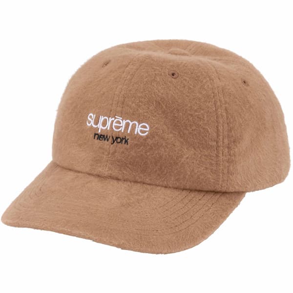 Supreme Washed Flannel 6-Panel - Tan (front)