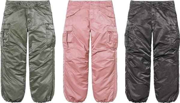 Supreme Washed Flight Satin Cargo Pant - Product Image