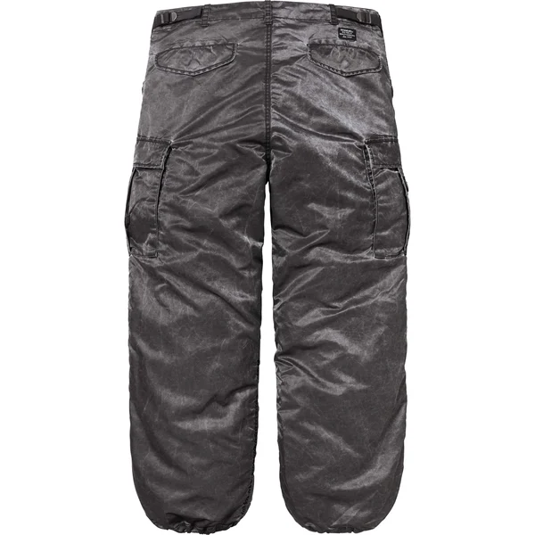 Supreme Washed Flight Satin Cargo Pant - Black (front)