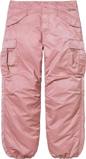 Supreme Washed Flight Satin Cargo Pant Dusty Pink