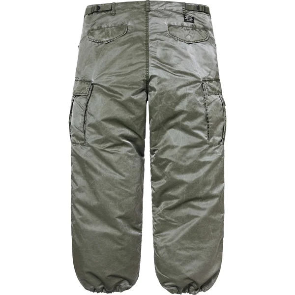 Supreme Washed Flight Satin Cargo Pant - Olive (front)