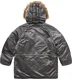 Supreme Washed Flight Satin N-3B Parka - Black (front)