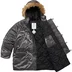 Supreme Washed Flight Satin N-3B Parka - Black (front)