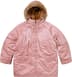 Supreme Washed Flight Satin N-3B Parka - Dusty Pink (front)