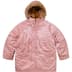Supreme Washed Flight Satin N-3B Parka - Dusty Pink (front)