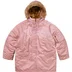 Supreme Washed Flight Satin N-3B Parka - Dusty Pink (front)