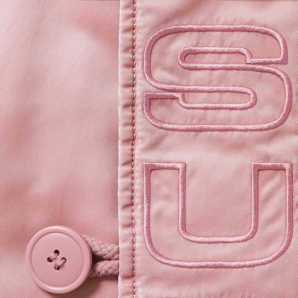 Supreme Washed Flight Satin N-3B Parka - Dusty Pink (front)